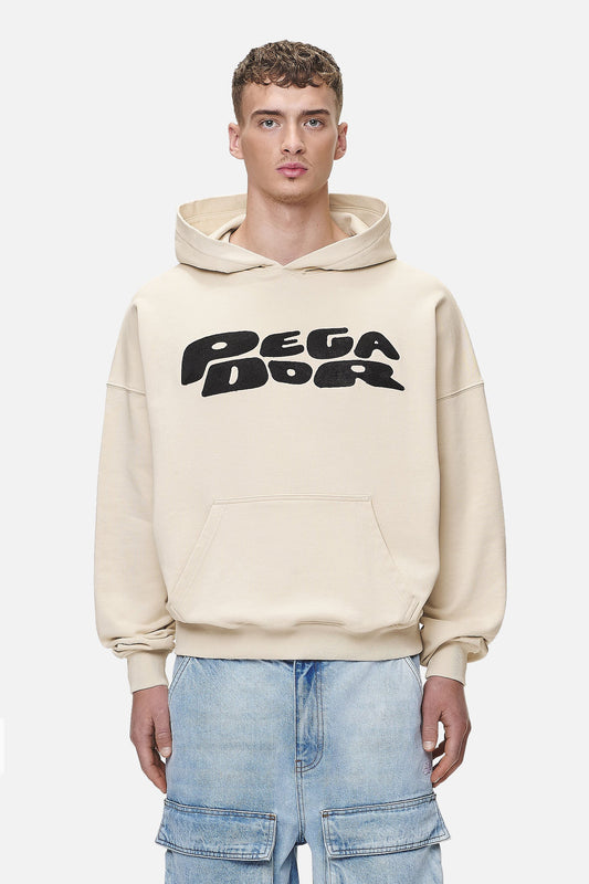 Original Pegador Black Logo Danico Boxy Branded Hoodie Winter , Spring Collection